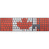 Canada Flag Distressed Magic Keyboard with Numeric Keypad Skin